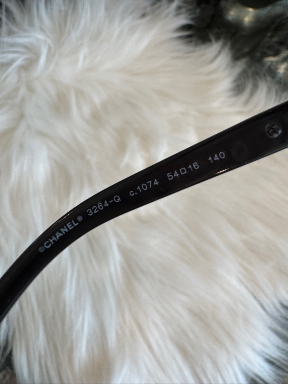 Chanel Black Cat-Eye Optical Glasses with Quilted Case - Picture 6 of 7